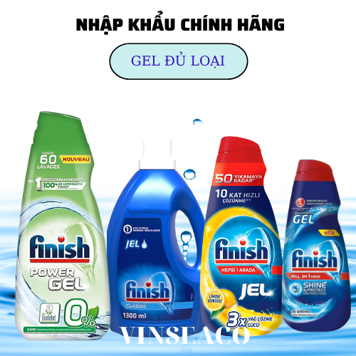 Gel rửa chén bát Finish Classic 1.5 lit/ Can.