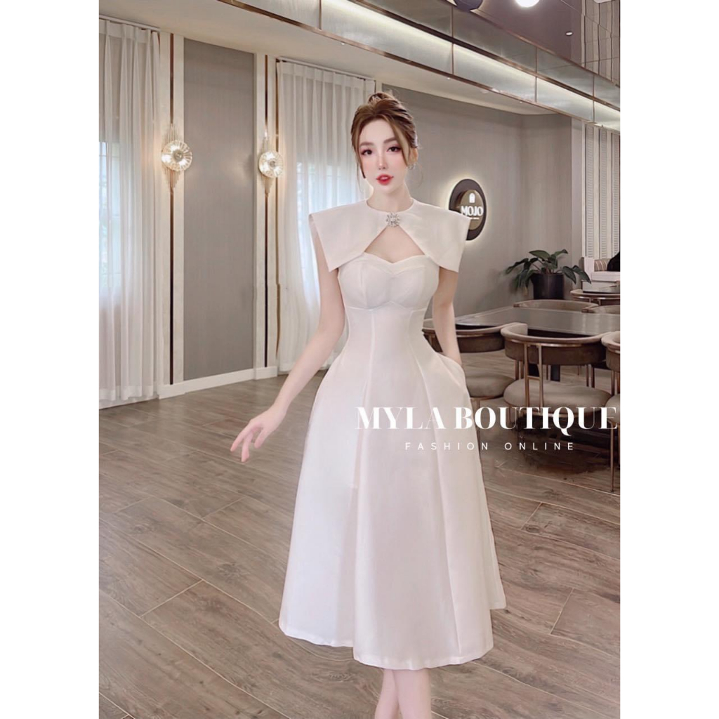Đầm Quảng Châu Siêu Hot Chất Tappa Đính Đá Cao Cấp - Set Váy Đầm Nữ Thiết Kế Dự Tiệc Sang Trọng - Ms A261 (Sỉ LH SHOP)