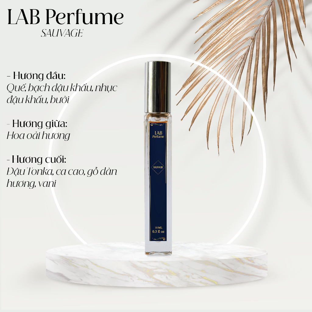 Nước hoa nam Lab Perfume Sauvage 10ml lịch lãm, nam tính | BigBuy360 - bigbuy360.vn