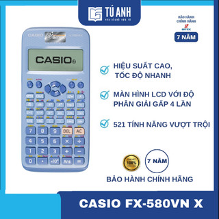 Máy Tính Khoa Học CASIO FX-580VN X [ Màu Xanh Dương ]