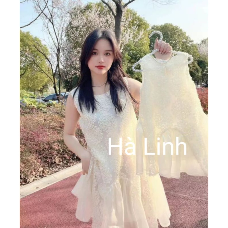 Sét váy mẹ và bé gái, đầm đuôi cá đôi cho mẹ  bé cực xinh.