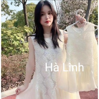 sét váy mẹ và bé gái, đầm đuôi cá đôi cho mẹ  bé cực xinh.