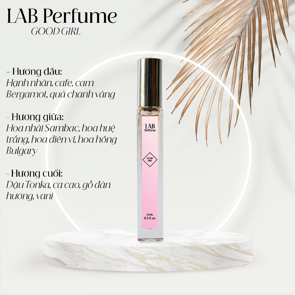 Nước hoa nữ Lab Perfume Good Girl 10ml Gợi Cảm, Ngọt Ngào | BigBuy360 - bigbuy360.vn