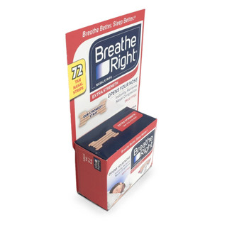 Miếng dán thông mũi Breathe Right Nasal Strips 72 miếng