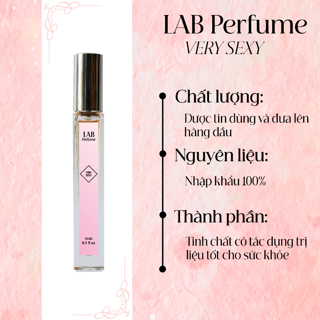 Nước hoa nữ Lab Perfume Very Sexy 10ml Gợi Cảm, Tươi Mát | BigBuy360 - bigbuy360.vn