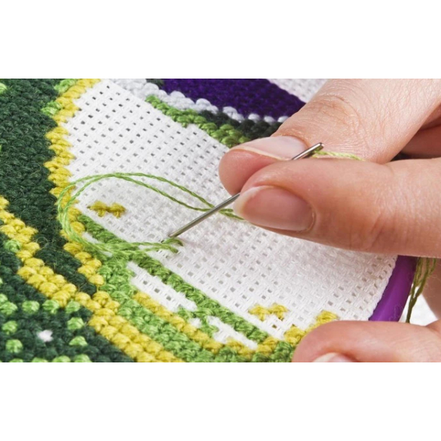 Thanh lí giá rẻ Vải thêu chữ thập 11ct - Aida 11 ct