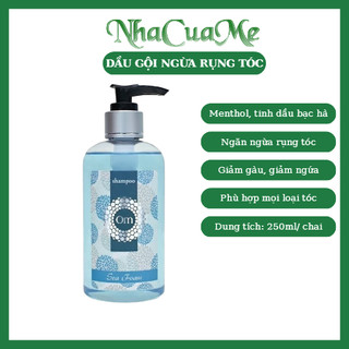 Dầu gội hỗ trợ giảm rụng tóc, giảm gàu ngứa Om Fountain hương biển