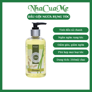 Dầu gội Ngừa rụng tóc dành cho tóc dầu Lemongrass Om Fountain tinh dầu sả chanh