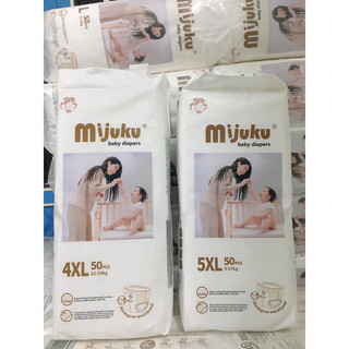 Tã bỉm mijuku 50 miếng 4xl 5xl