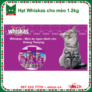 (1.2KG) HẠT WHISKAS CHO MÈO TRƯỞNG THÀNH