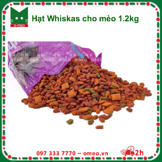 (1.2KG) HẠT WHISKAS CHO MÈO TRƯỞNG THÀNH