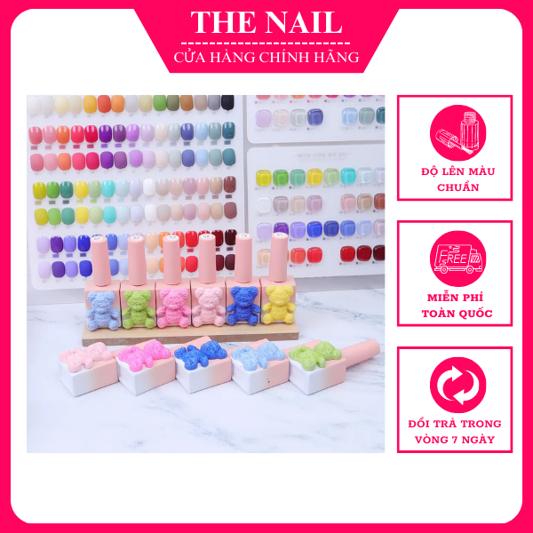 Set sơn gel Very Good Nail 60 màu Bộ sơn gấu tone màu Hàn Quốc