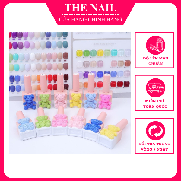 Set sơn gel Very Good Nail 60 màu Bộ sơn gấu tone màu Hàn Quốc