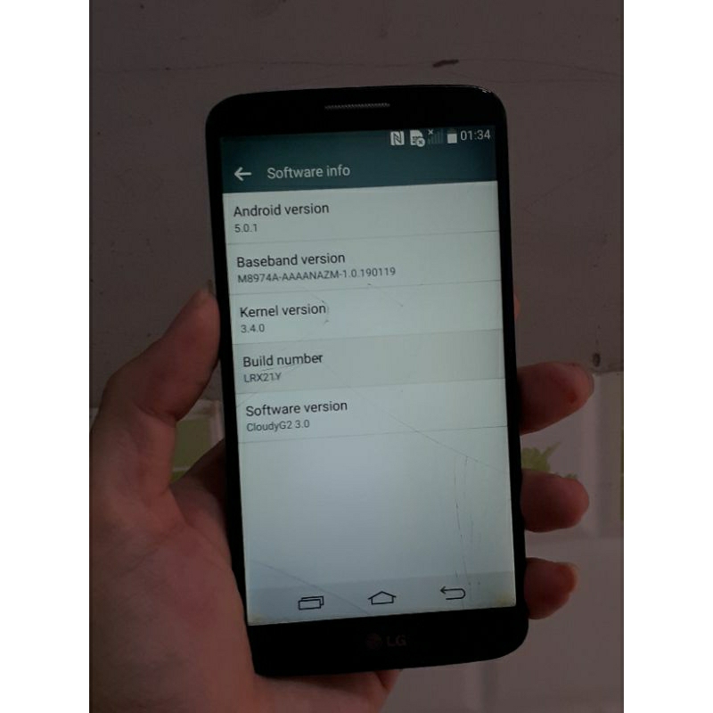 Xác điện thoại cũ LG G2 F320L nguyên tem  loạn, liệt cảm ứng