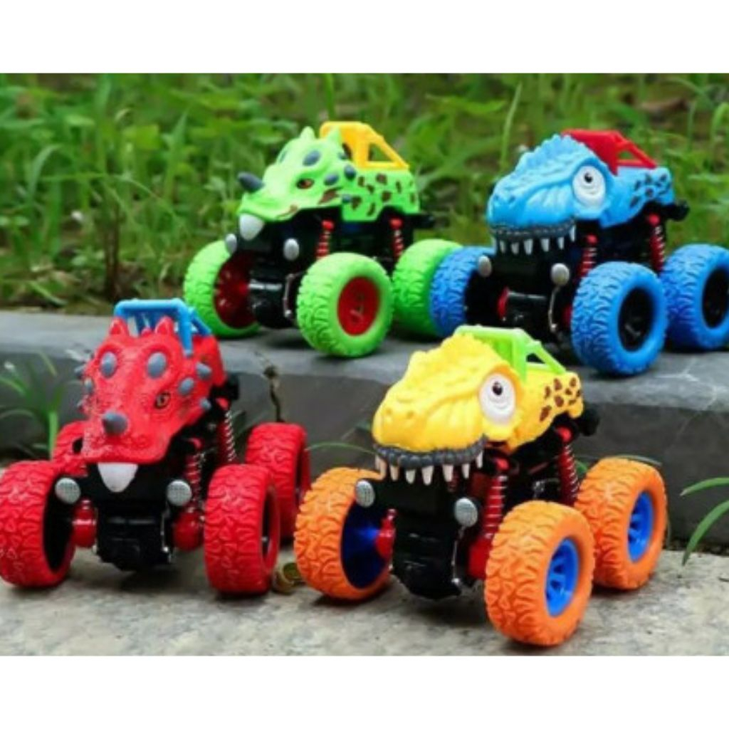 Xe quán tính Khủng long, xe quán tính siêu bền chạy mọi địa hình BIG WHEEL CAR. Kích Thước xe: D12*R10*C12(cm)