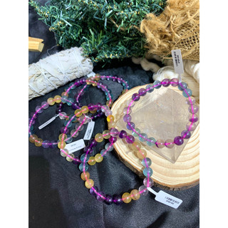 Vòng tay Rainbow Fluorite