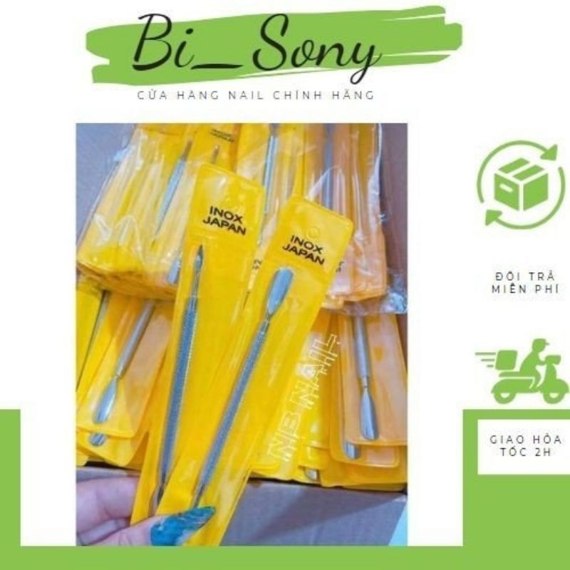 Cây đẩy da chết, que đẩy da inox