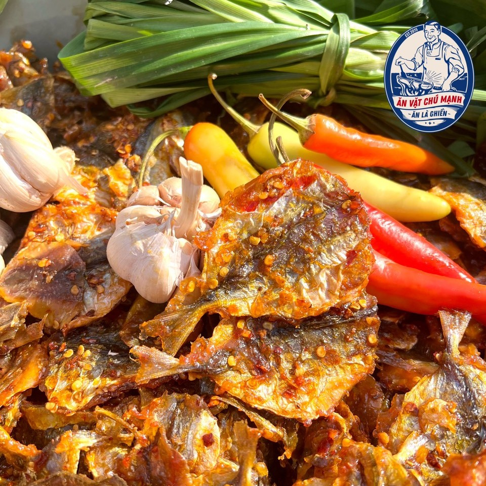 Cá Chỉ Vàng Rim Tỏi Ớt