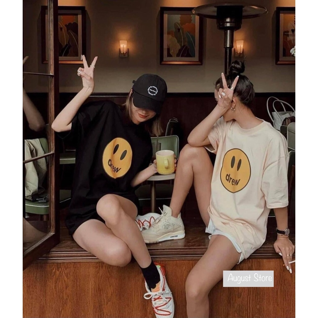 🔥Hot🔥 Áo Nỉ Hoodie Drew Unisex Form Rộng, hoodie mặt cười trend 2022