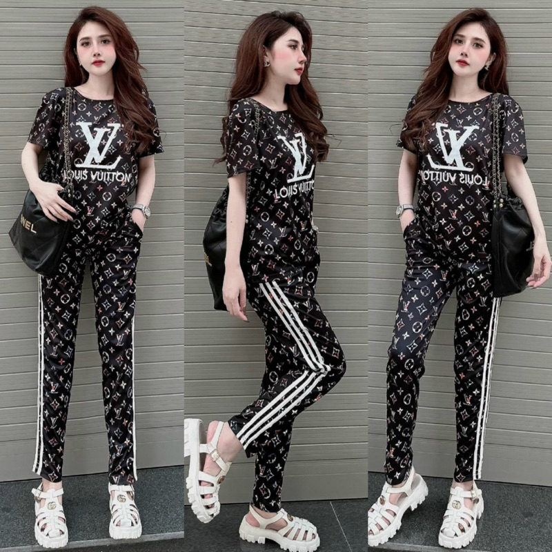 Sét bộ thun dài 3D LV