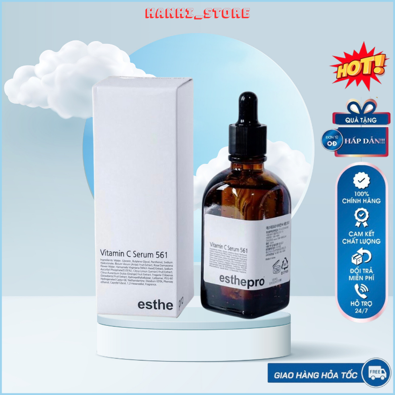 Serum Vitamin C Serum 561 Esthemax Giúp Mờ Thâm Nám Tàn Nhang, Giảm Mụn Làm Đều Màu Da, Hỗ Trợ Làm Trắng Da