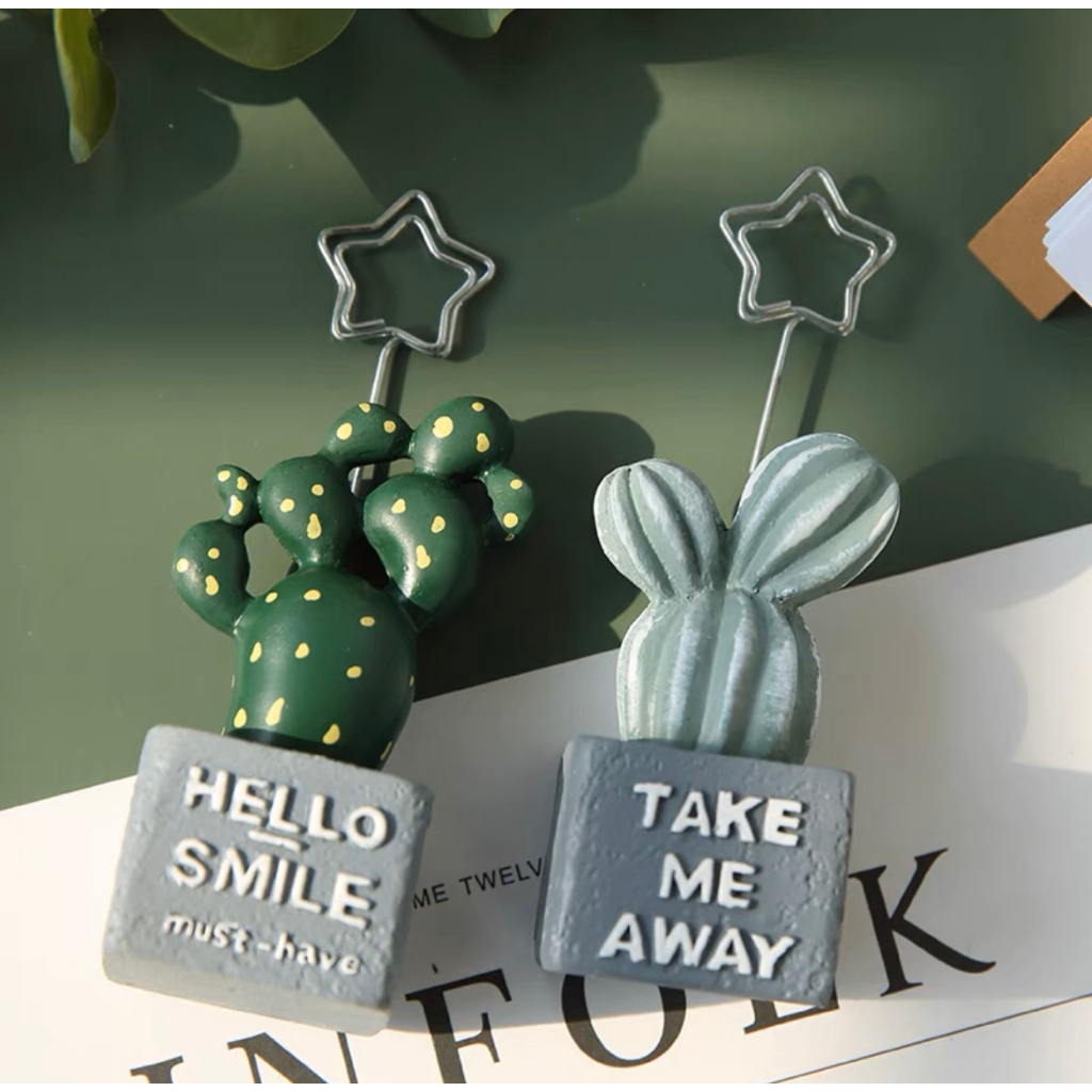 KẸP TRANG TRÍ - GẮN GIẤY NOTE GHI NHỚ DỄ THƯƠNG📎🌵