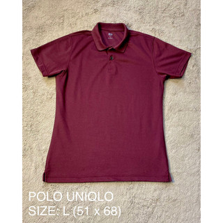 Áo polo uniqlo chính hãng - polo 2hand hiệu
