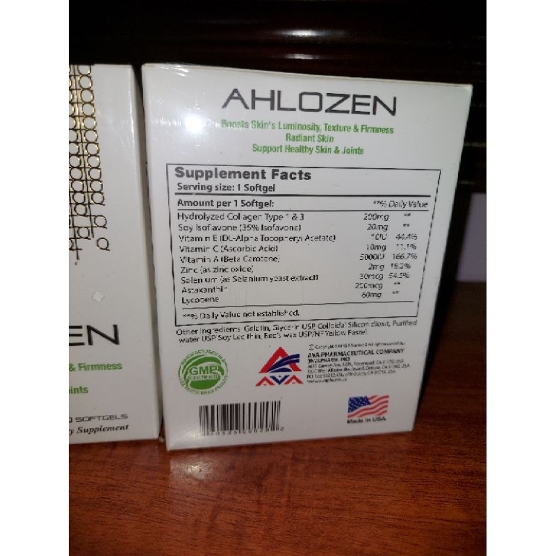 《Date 2026》 Viên uống đẹp da Collagen AEC gold hộp 180 viên xuất xứ Mỹ