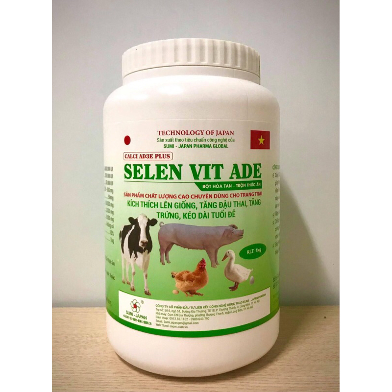 Selen vit ADE kích trứng và mau lên giống