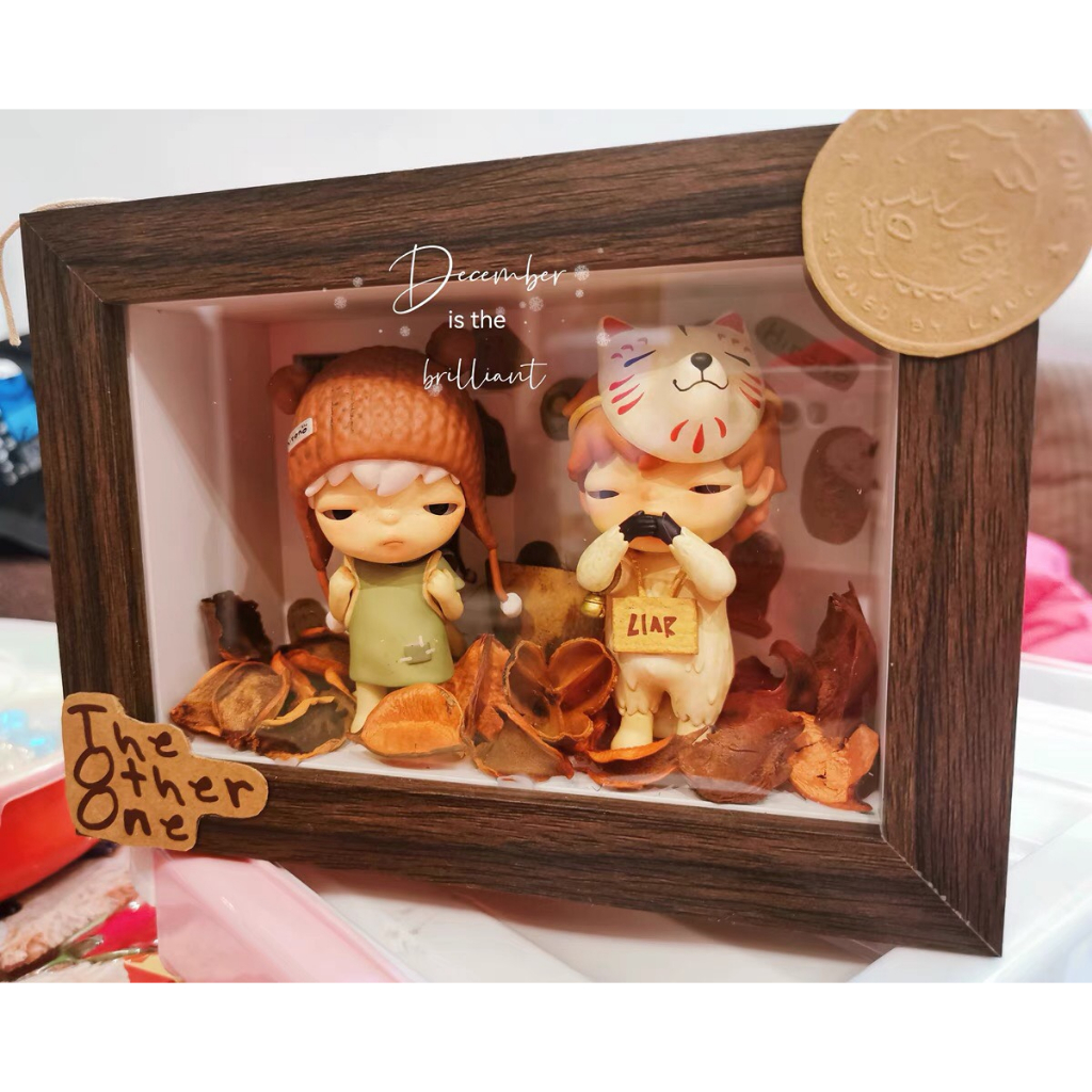 Hộp Trưng Bày Bảo Quản Mô hình Nhân Vật Popmart, Dimoo - KHÔNG KÈM ĐỒ TRANG TRÍ