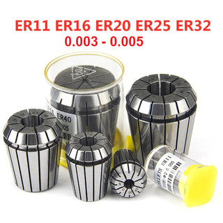 Collet er25 dung sai 0.003 - 0.005 hàng đài loan dùng kẹp dao phay, mũi khoan. phù hợp cho gia độ chính xác cao.