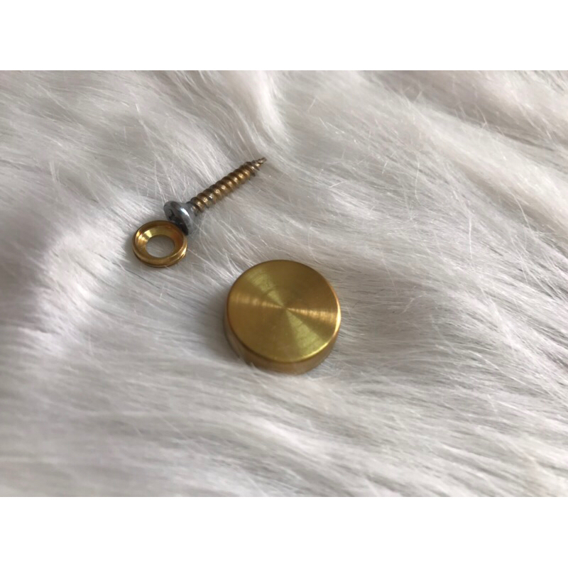 Bịch 50/100/200 Chụp vít 25mm mạ Vàng PVD cao cấp