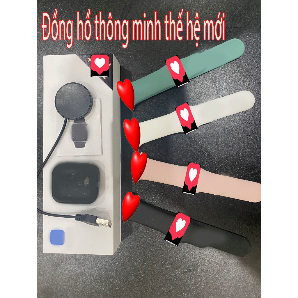 Đồng Hồ Thông Minh Thế Hệ Mới Đời Thứ 8 Chống Nước Nghe Gọi Kết Nối Điện Thoại Nhận Thông Báo. Bản Mới T năm trăm + pro | BigBuy360 - bigbuy360.vn