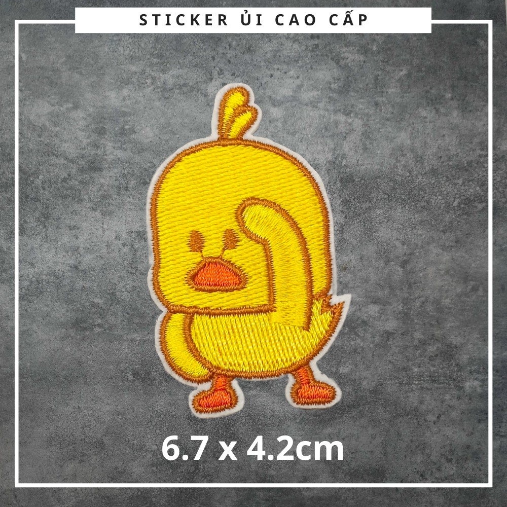 Sticker ủi áo Cao cấp - CÓ SẴN KEO ỦI - sticker vải dùng làm miếng vá áo, phụ kiện trang trí quần áo, balo, giày, nón
