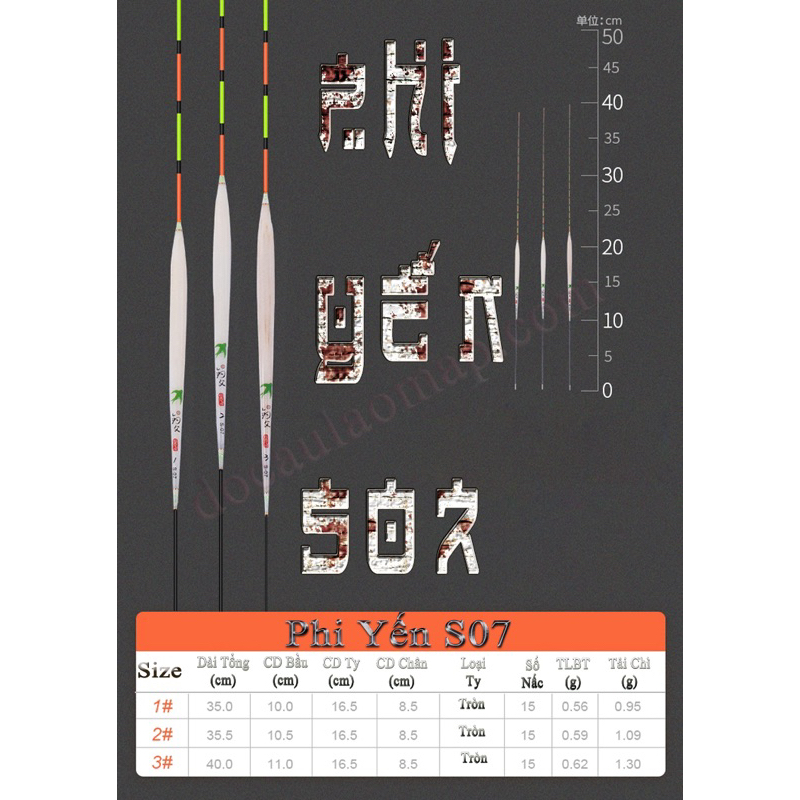 Phi yến S07 - Lý ngư fishing