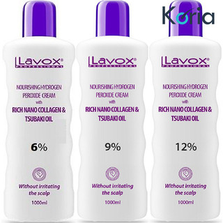 Oxy nhuộm tóc Lavox , 6%, 9%, 12% 1000ml