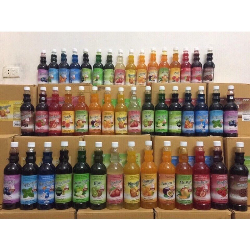 Siro hoa quả các hãng 100ml