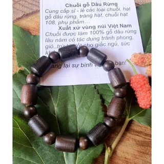 Vòng gỗ dâu rừng nghìn năm điếu trúc 10 ly