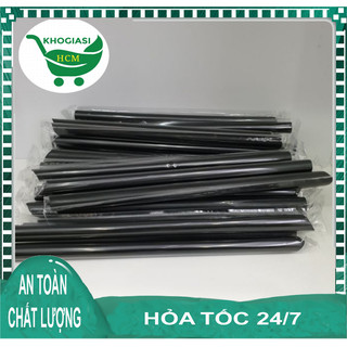 Ống hút đen có màng bọc riêng từng ống