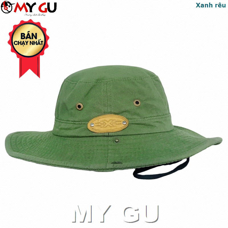 Nón tai bèo - Nón rộng vành vải kaki may hai lớp