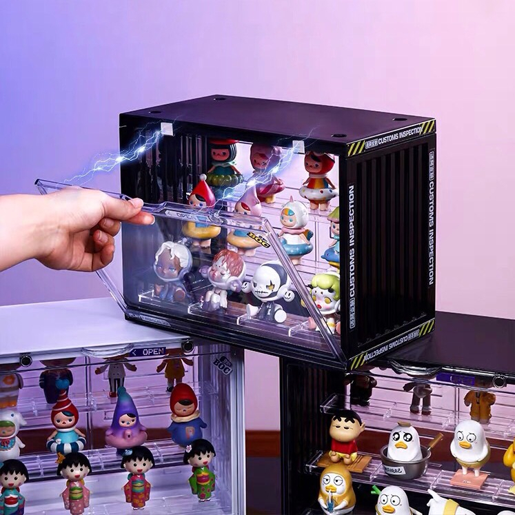 Hộp Trưng Bày Bảo Quản Mô hình Đồ Chơi Nhân Vật Popmart, Dimoo Cao Cấp