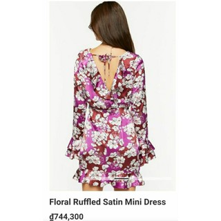 (Size M, XL) Đầm satin xuất dư, F21