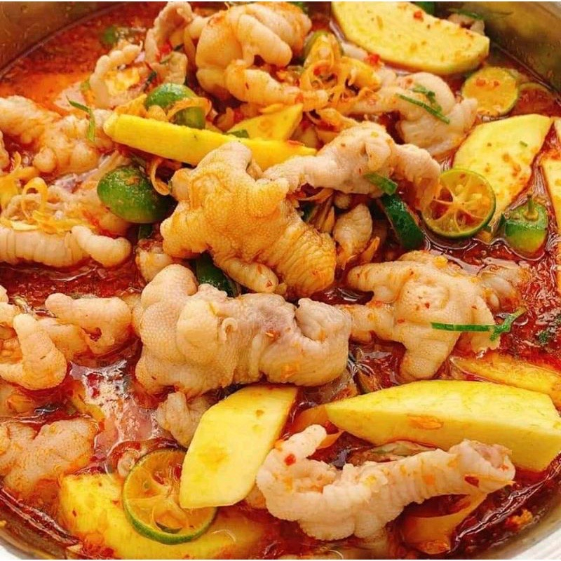 CHÂN GÀ RÚT XƯƠNG SỐT THÁI SIÊU NGON