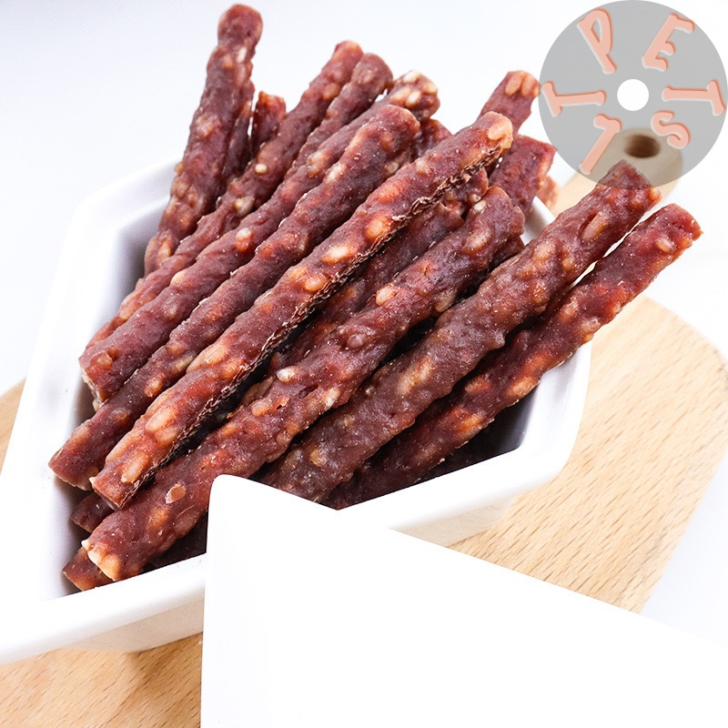 Thanh vịt quay, gà quay mix gạo sấy Hàn Quốc bổ sung bữa ăn cho cún cưng gói 300g