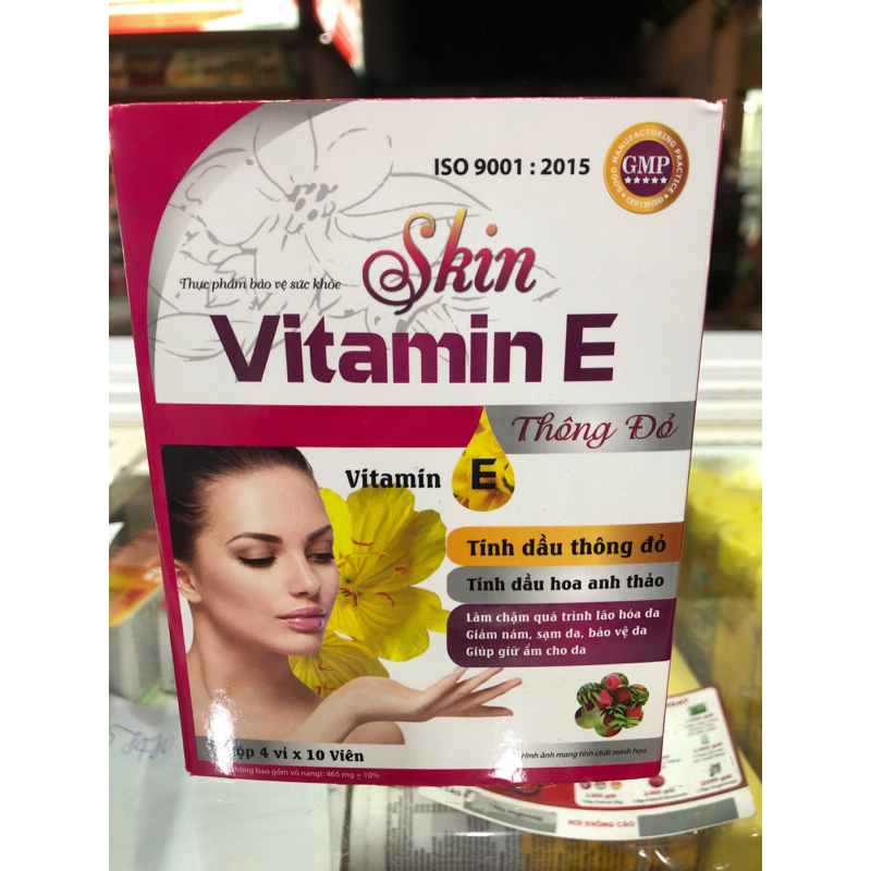 thực phẩm bảo vệ sức khỏe - vitamin E đỏ