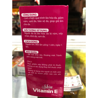 thực phẩm bảo vệ sức khỏe - vitamin E đỏ