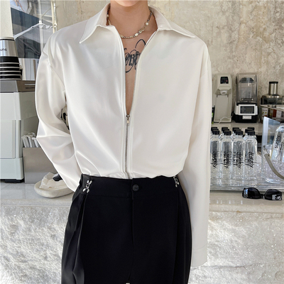 ÁO SƠ MI ZIP KÉO THỜI TRANG - GRADE_SS