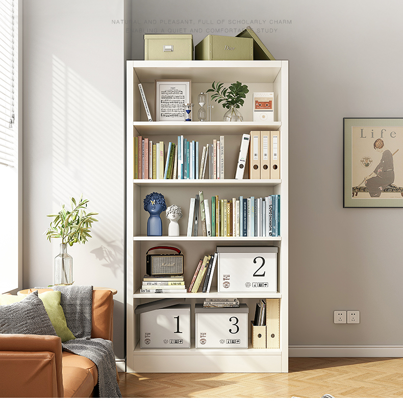 Kệ sách gỗ 5 tầng, kệ đa năng phòng khách/ phòng ngủ chính hãng IGA - GP250