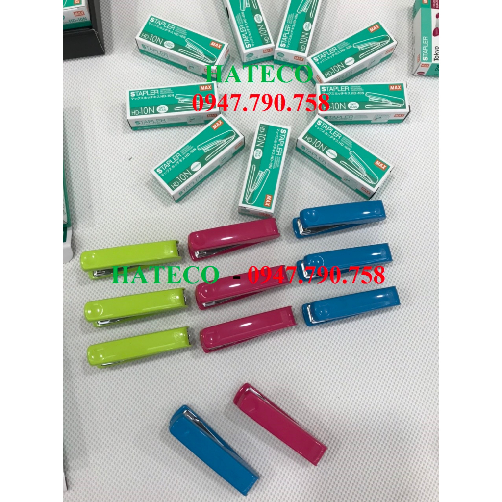Dập ghim số 10 Max HD-10N TẶNG KÈM ĐẠN GHIM, CHÍNH HÃNG - Ghim bấm Nhật Bản