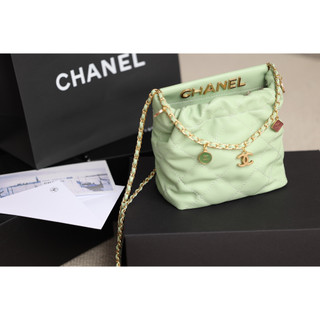 Túi cha neo hobo sz18 da mềm mix dây charm